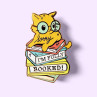 FAIRE-FLAIRPIN-100-0015-flairfighter-flair-fighter-hard-enamel-pin-gold-plated-fully-booked-cat-front