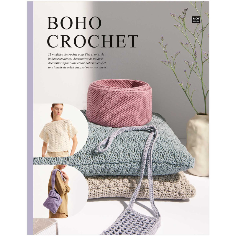 livre boho crochet rico design